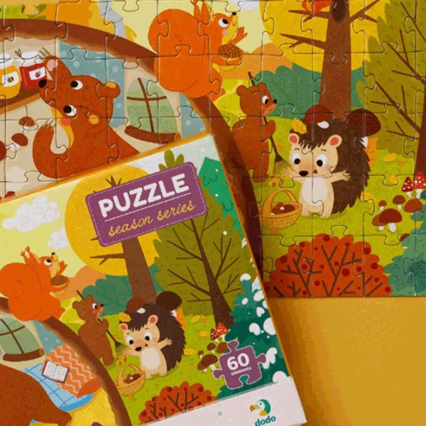 Puzzle DoDo Harvest Time 4+/ Количество деталей: 60 photo 4 Puzzle DoDo Harvest Time 4+/ Количество деталей: 60 photo 4