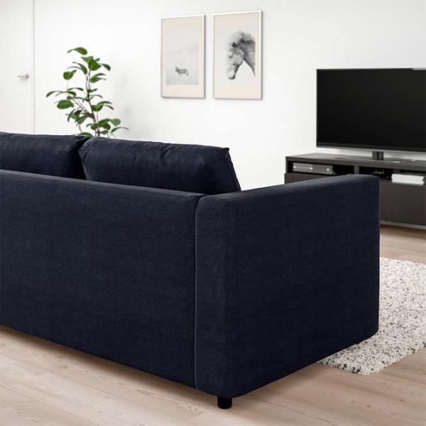Canapea Ikea Vimle (5376015) Stofă / Black Blue photo 4