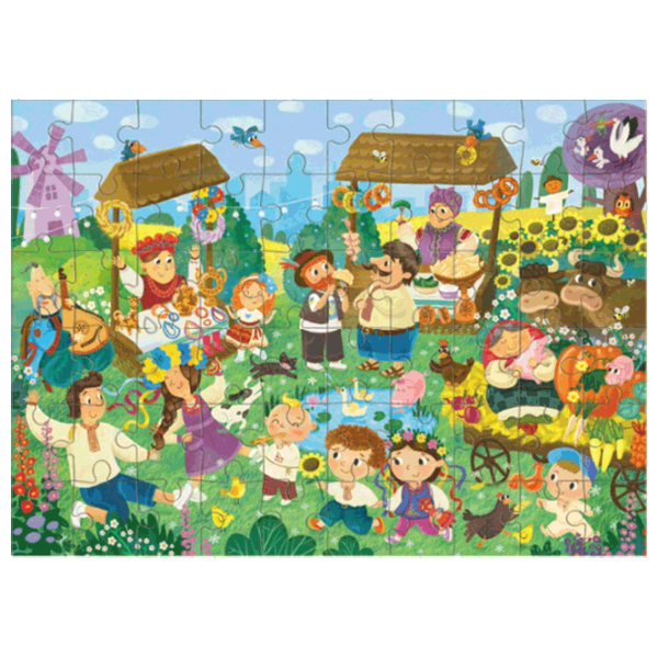 Puzzle DoDo Sorochinsky Fair 4+/ Количество деталей: 60 photo 1
