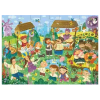 Puzzle DoDo Sorochinsky Fair 4+/ Numărul de piese: 60