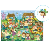 Puzzle DoDo Sorochinsky Fair 4+/ Numărul de piese: 60 photo 2