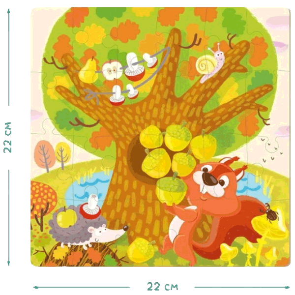 Puzzle DoDo Seasons 3+/ Numărul de piese: 72 photo 4