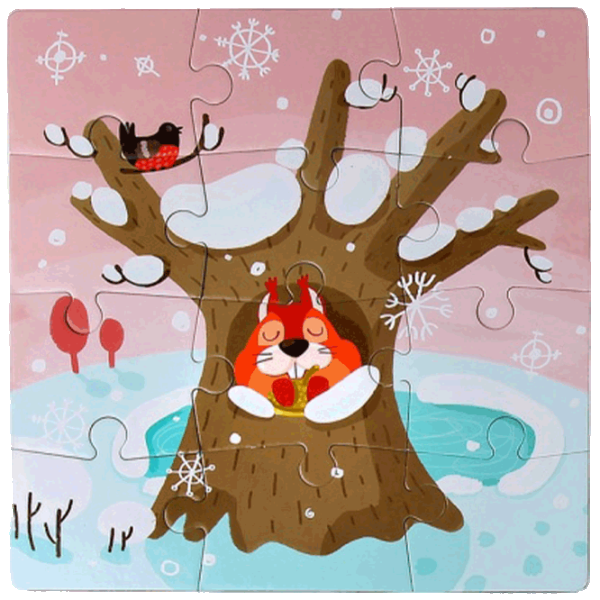 Puzzle DoDo Seasons 3+/ Numărul de piese: 72 photo 8