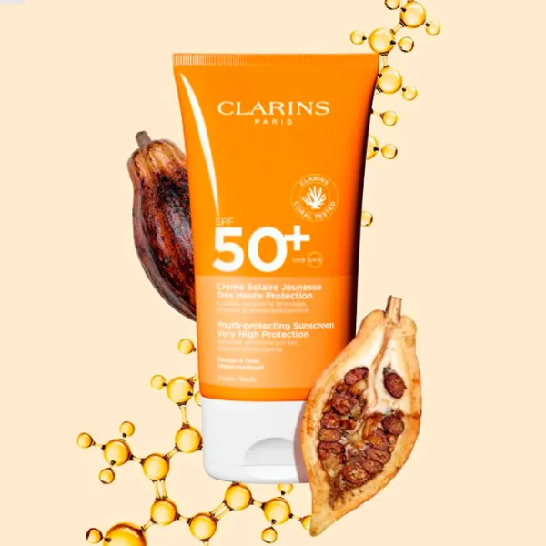 Cremă de protecție solară CLARINS Youth-protecting Orange / 0.15l photo 3