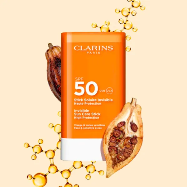 Stick de protecție solară CLARINS Invisible Sun Care Stick Orange /  photo 4 Stick de protecție solară CLARINS Invisible Sun Care Stick Orange /  photo 4