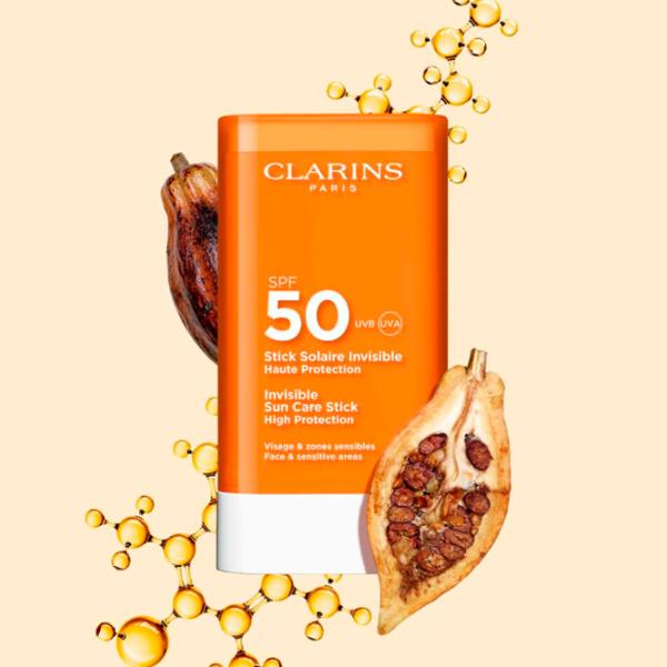 Stick de protecție solară CLARINS Invisible Sun Care Stick Orange /  photo 4 Stick de protecție solară CLARINS Invisible Sun Care Stick Orange /  photo 4