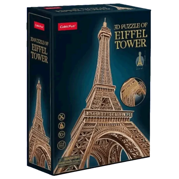 Puzzle CubicFun Eiffel Tower 10+/ Количество деталей: 314 photo 1