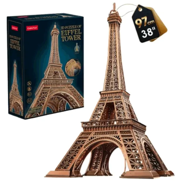 Puzzle CubicFun Eiffel Tower 10+/ Количество деталей: 314 photo 3