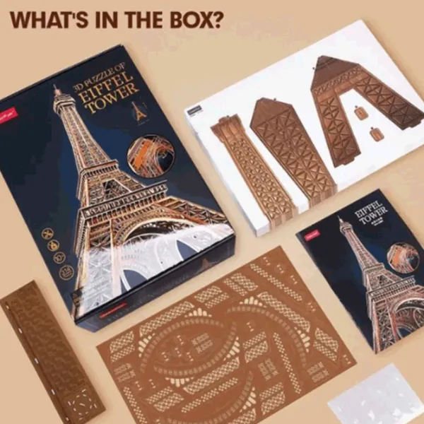 Puzzle CubicFun Eiffel Tower 10+/ Количество деталей: 314 photo 6
