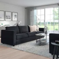 Canapea Ikea Vimle (5376024) Stofă / Black Blue photo 3