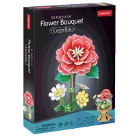 Puzzle CubicFun Flower Bouquet 8+/ Numărul de piese: 108