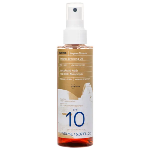 Spray de protecție solară KORRES Aegean Bronze Transparent / 0.15l photo 1 Spray de protecție solară KORRES Aegean Bronze Transparent / 0.15l photo 1