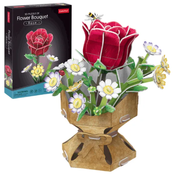 Puzzle CubicFun Flower Bouquet 8+/ Количество деталей: 120 photo 2