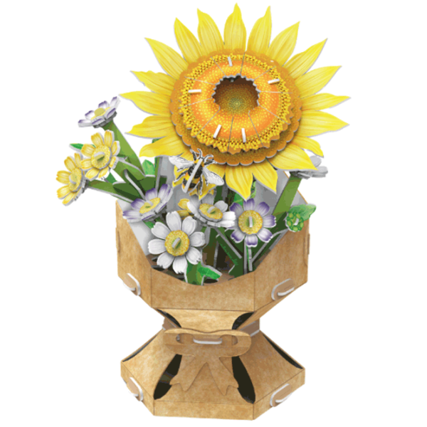 Puzzle CubicFun Flower Bouquet 8+/ Количество деталей: 102  photo 2