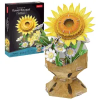 Puzzle CubicFun Flower Bouquet 8+/ Numărul de piese: 102 photo 3