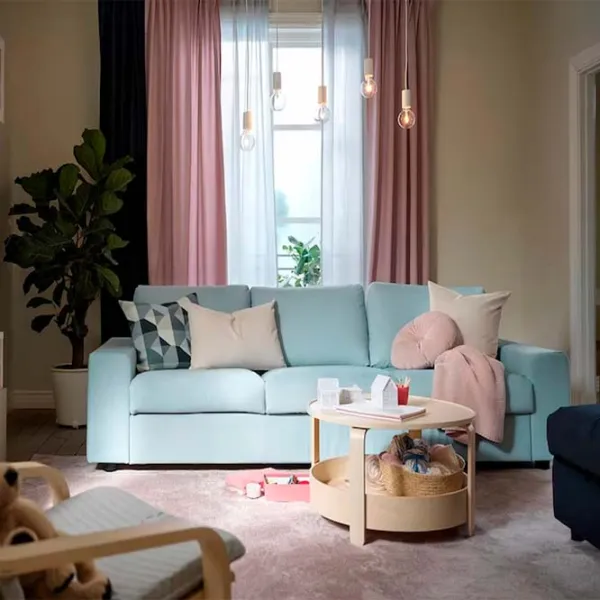 Диван Ikea Vimle (5382372) Ткань / Светло-синий photo 2 Диван Ikea Vimle (5382372) Ткань / Светло-синий photo 2