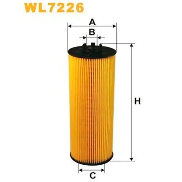 Filtru de ulei Wix Filters WL7226 WX-WL7226 photo 2 Filtru de ulei Wix Filters WL7226 WX-WL7226 photo 2