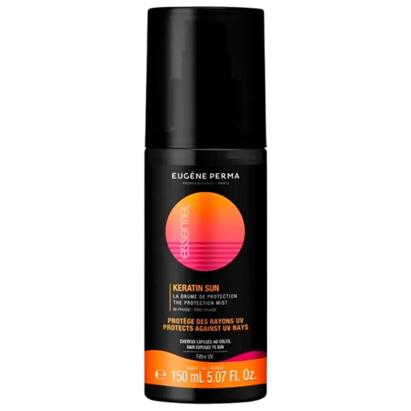 Spray de protecție solară Eugene Perma Essential Keratin Sun Protective Mist Black / 0.15l photo 1 Spray de protecție solară Eugene Perma Essential Keratin Sun Protective Mist Black / 0.15l photo 1