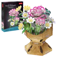 Puzzle CubicFun Flower Bouquet 8+/ Numărul de piese: 134