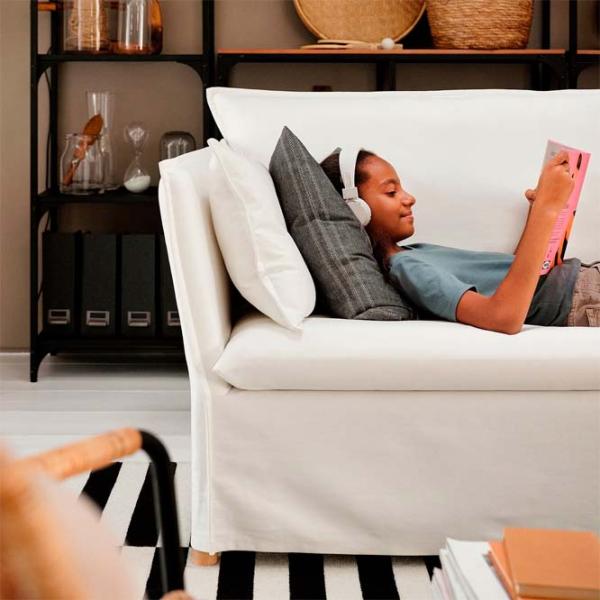 Canapea Ikea Backsalen (5483758) Polipropilenă / White photo 3 Canapea Ikea Backsalen (5483758) Polipropilenă / White photo 3