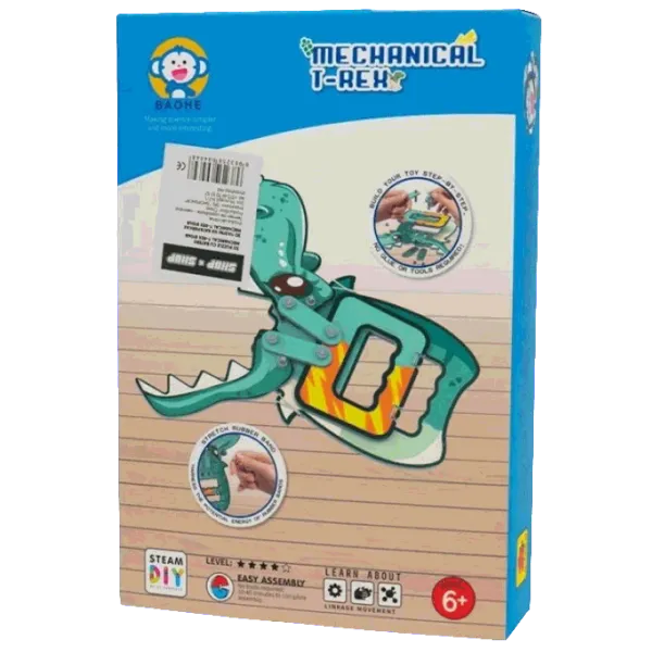 Puzzle ShopShop Mechanical T-rex 6+/ Numărul de piese:  photo 1 Puzzle ShopShop Mechanical T-rex 6+/ Numărul de piese:  photo 1