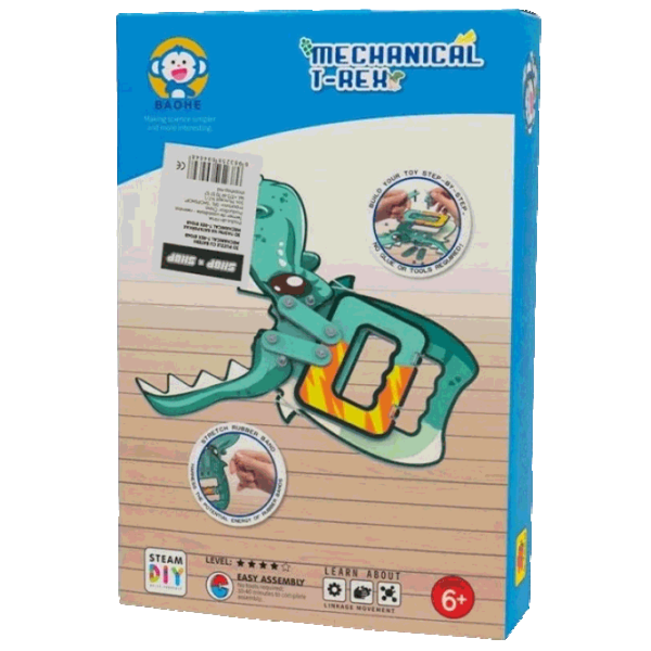 Puzzle ShopShop Mechanical T-rex 6+/ Numărul de piese:  photo 1 Puzzle ShopShop Mechanical T-rex 6+/ Numărul de piese:  photo 1