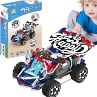 Puzzle ShopShop Four Wheels Kart 6+/ Numărul de piese: photo 2