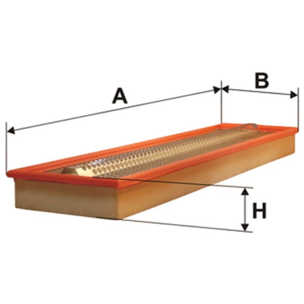 Filtru de aer Wix Filters WA6233 WX-WA6233 photo 1