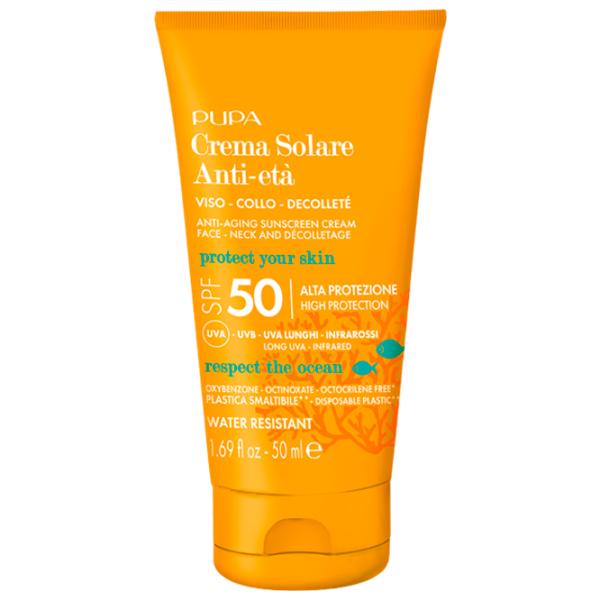Солнцезащитный крем Pupa Anti-Aging Sunscreen Cream Оранжевый / 0.05л photo 1