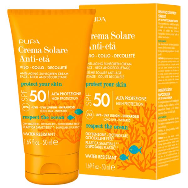 Солнцезащитный крем Pupa Anti-Aging Sunscreen Cream Оранжевый / 0.05л photo 2
