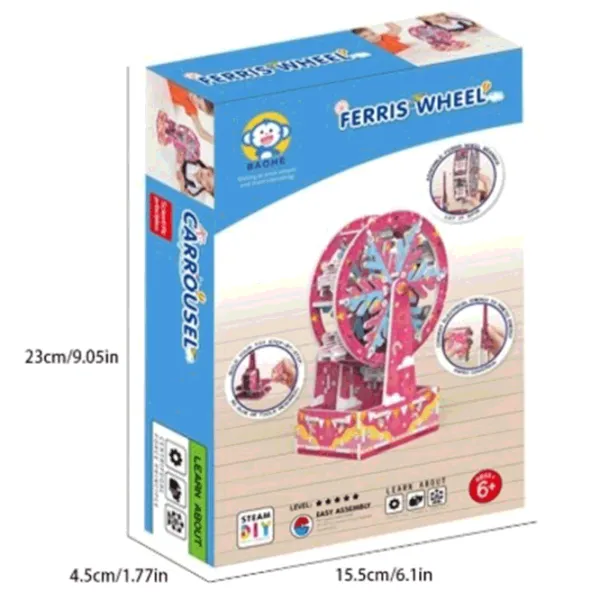 Puzzle ShopShop Ferris Wheel 6+/ Numărul de piese:  photo 4 Puzzle ShopShop Ferris Wheel 6+/ Numărul de piese:  photo 4