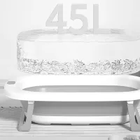 Cădiță pentru bebeluși 4Play Tenderness Unisex / 0 - 36 luni / Gray photo 5