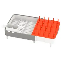 Uscătoare pentru veselă Costway KC55531 Inox / White Orange