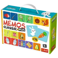 Настольная игра Trefl Memos Classic & Plus 3+/ Логическая игра