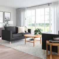Диван Ikea Parup (5382334) Полиэстер / Тёмно-серый photo 3