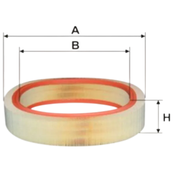 Filtru de aer Wix Filters WA6379 WX-WA6379 photo 1