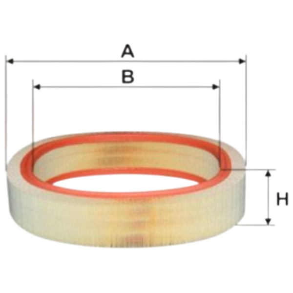 Filtru de aer Wix Filters WA6379 WX-WA6379 photo 1