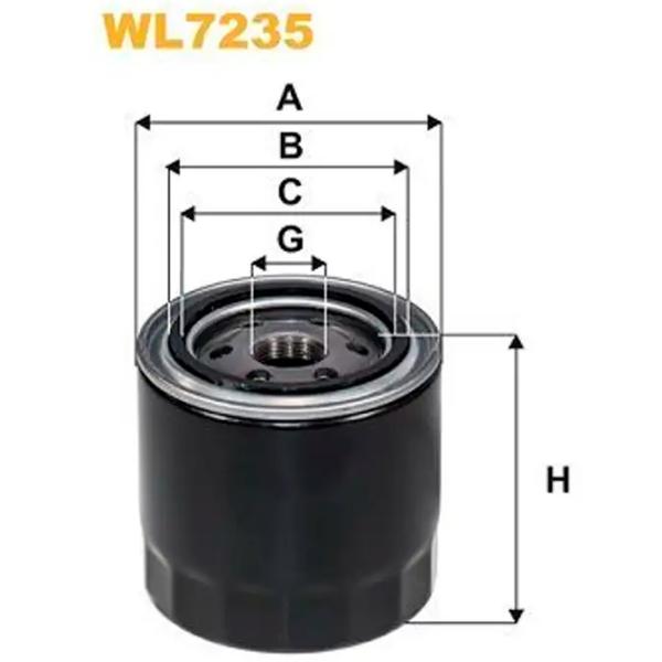 Масляный фильтр Wix Filters WL7235 WX-WL7235 photo 2