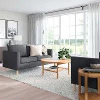 Canapea Ikea Parup (5382336) Poliester / Gray photo 2