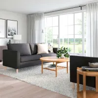 Canapea Ikea Parup (5382337) Polipropilenă / Dark Gray photo 2