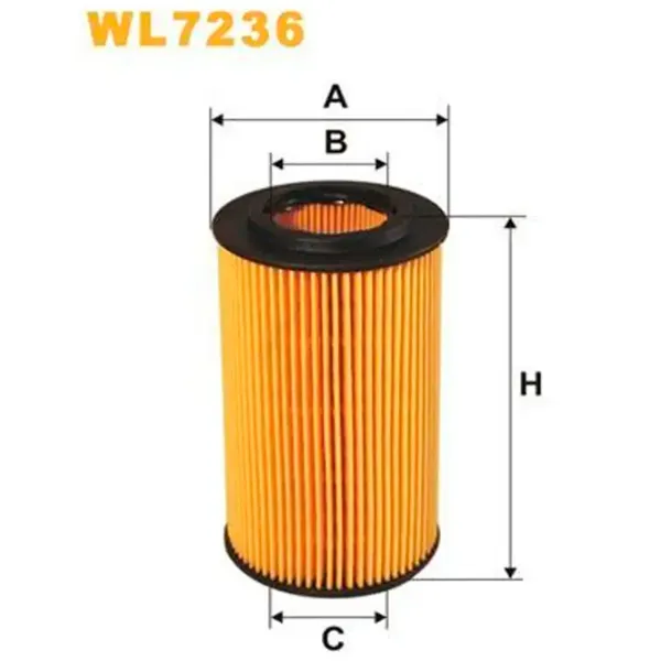 Масляный фильтр Wix Filters WL7236 WX-WL7236 photo 3 Масляный фильтр Wix Filters WL7236 WX-WL7236 photo 3