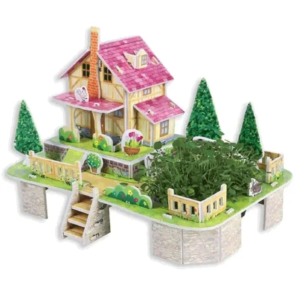 Puzzle Zilipoo Cozy Farm 3+/ Numărul de piese: 38 photo 2
