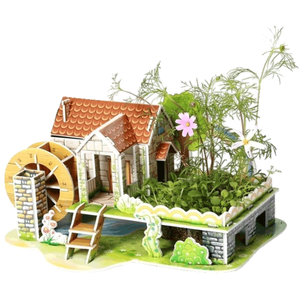 Puzzle Zilipoo Rainbow House 8+/ Количество деталей: 29 photo 1