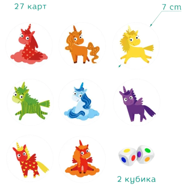 Настольная игра Insportline Dinosaurs - Unicorns 3+/ На скорость и реакцию photo 4