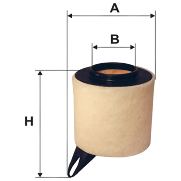 Воздушный фильтр Wix Filters WA9509 WX-WA9509 photo 1