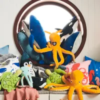 Jucărie moale Ikea Animals Blavingad 3+ / Yellow photo 7