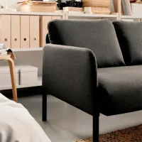Canapea Ikea Glostad (5357242) Poliester / Dark Gray photo 4