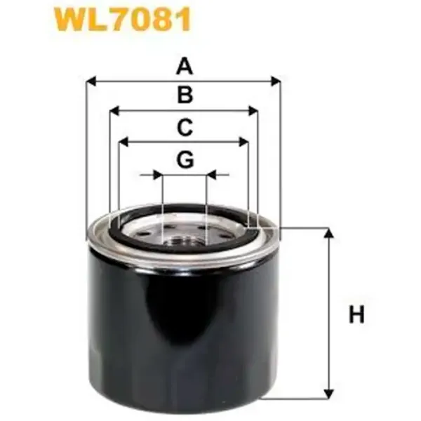 Масляный фильтр Wix Filters WL7081 WX-WL7081 photo 3
