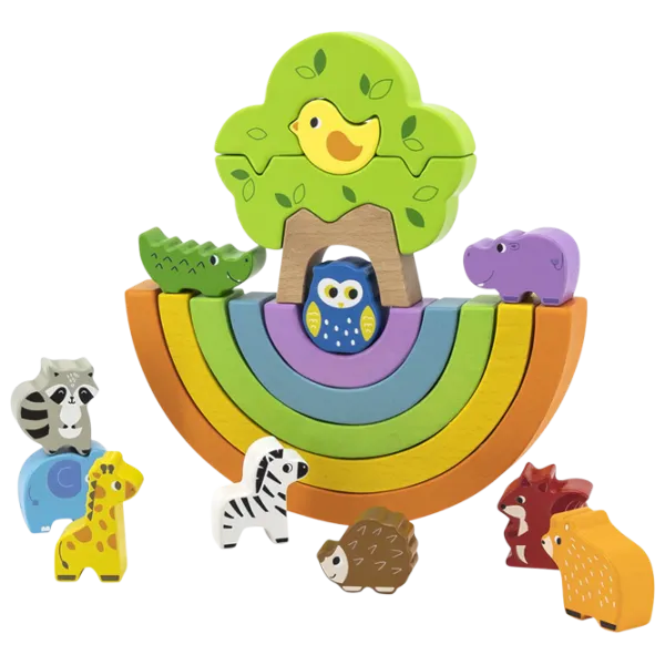 Настольная игра Insportline Rainbow Balancing Blocks 1+/ Логическая игра photo 1