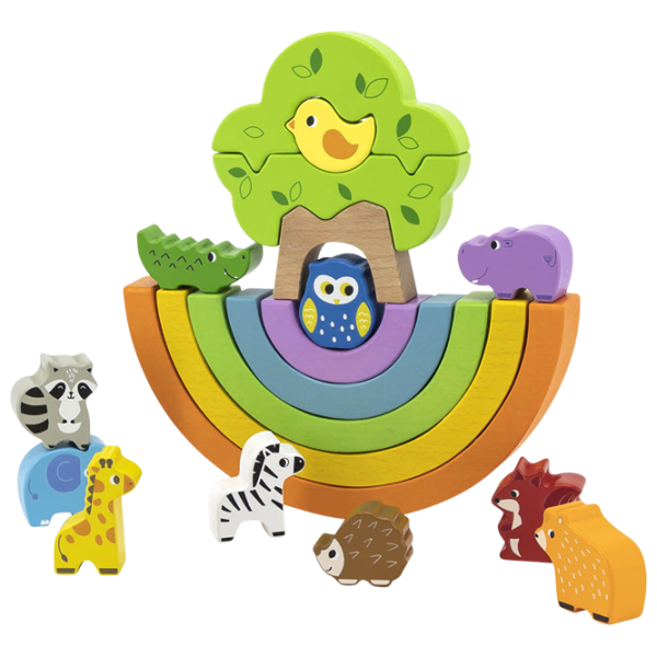 Настольная игра Insportline Rainbow Balancing Blocks 1+/ Логическая игра photo 1